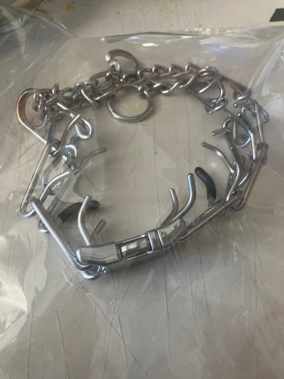 Stainless Steel Dog Training Collar - Adjustable Size
